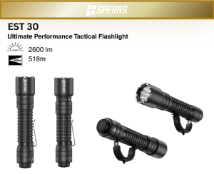 EST 30 Ultimate performance tactical flashlight