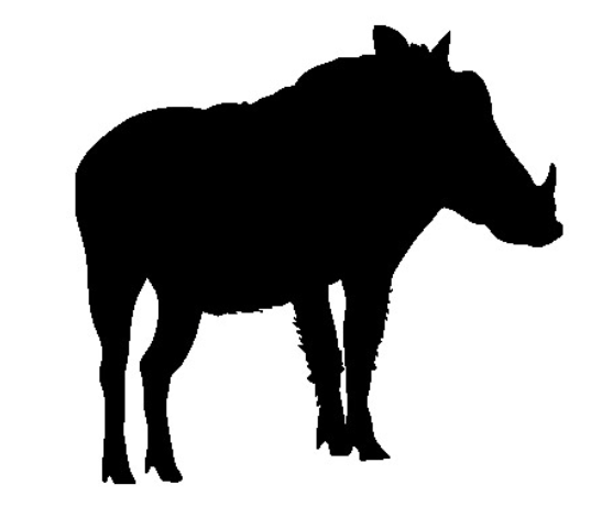 Animal silhouette 10mm